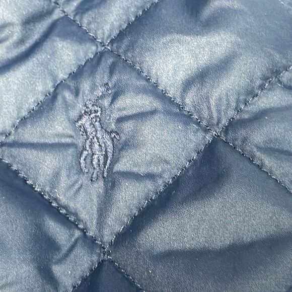 Ralph Lauren Quilted Navy Blue
Baby Boy Bunting Snowsuit Hooded Size 6M - Picture 10 of 13